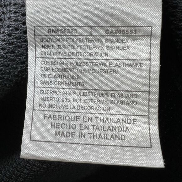 Vintage Y2K Nike T Shirt Mens Size Large Black Red Waffle Knit Gray Tag SS - Picture 8 of 13